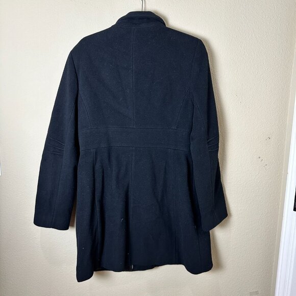 CALVIN KLEIN Wool Blend Toggle Clasp Coat Jacket Size 12 - Picture 8 of 10